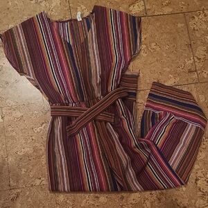 Striped Multicolor Jumpsuit